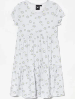 Printed Short-sleeve Dress