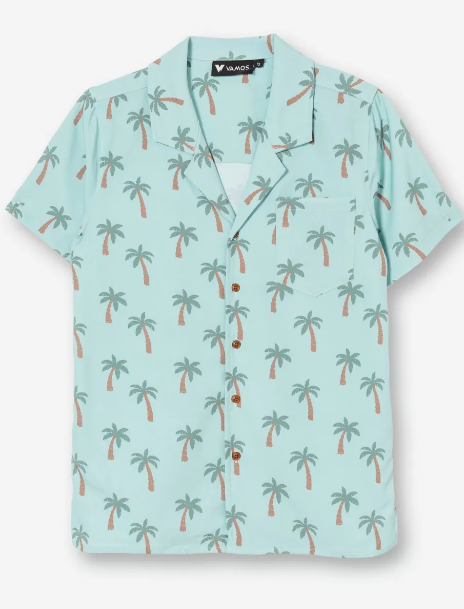 Printed Short-sleeve Shirt