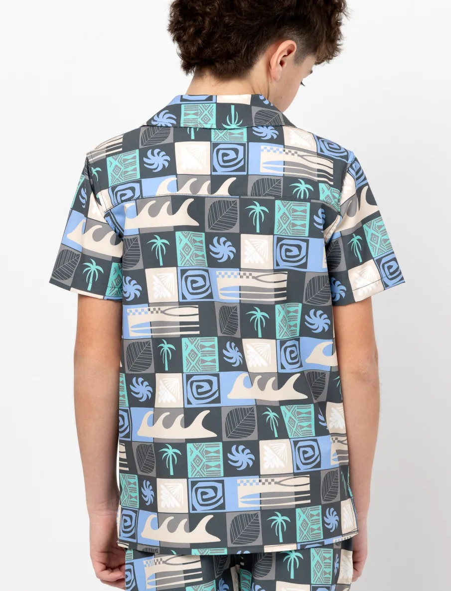 Printed Short-sleeve Shirt