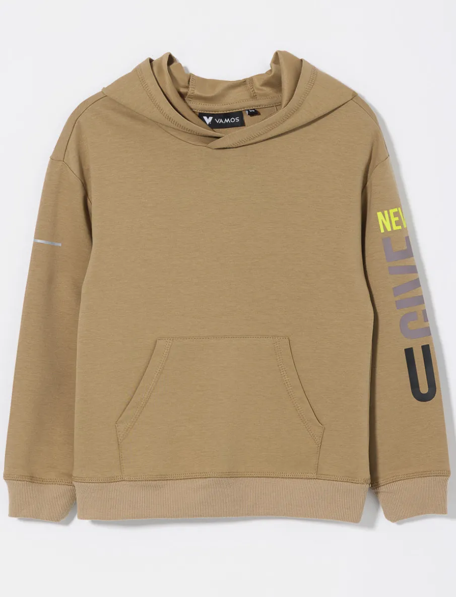 Printed Sleeve Hoodie - Little Boy