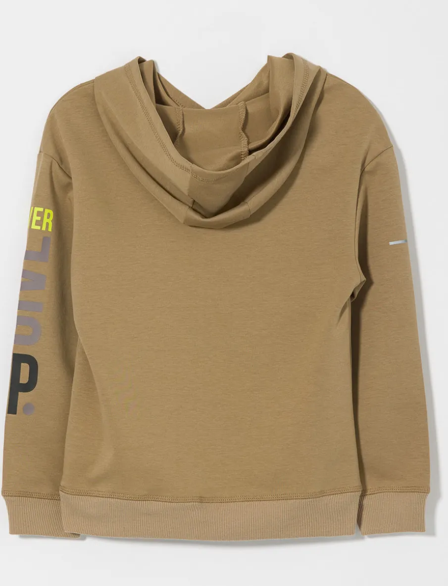 Printed Sleeve Hoodie - Little Boy