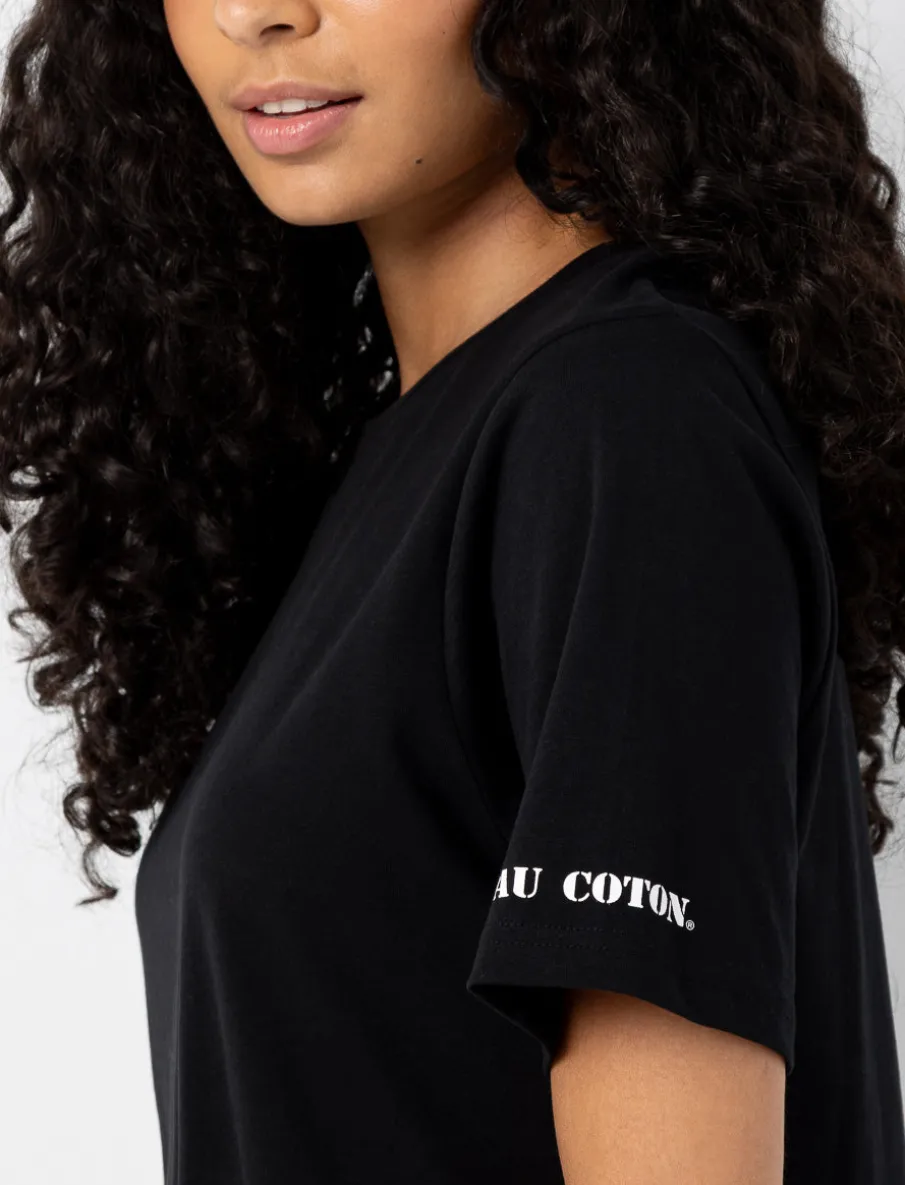 Printed Sleeve T-shirt Dress