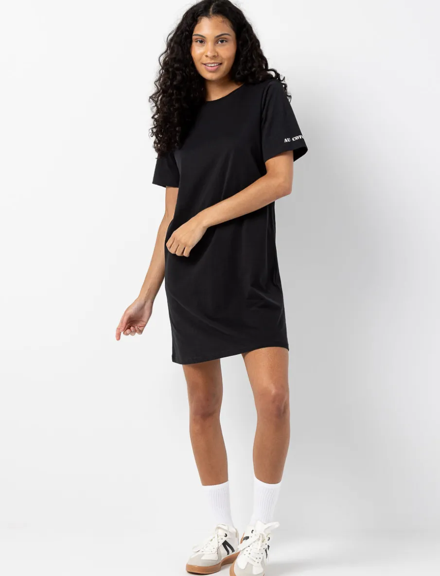 Printed Sleeve T-shirt Dress