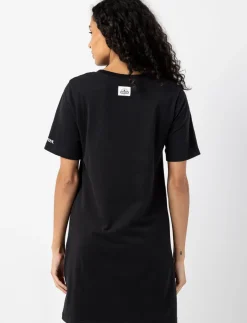 Printed Sleeve T-shirt Dress