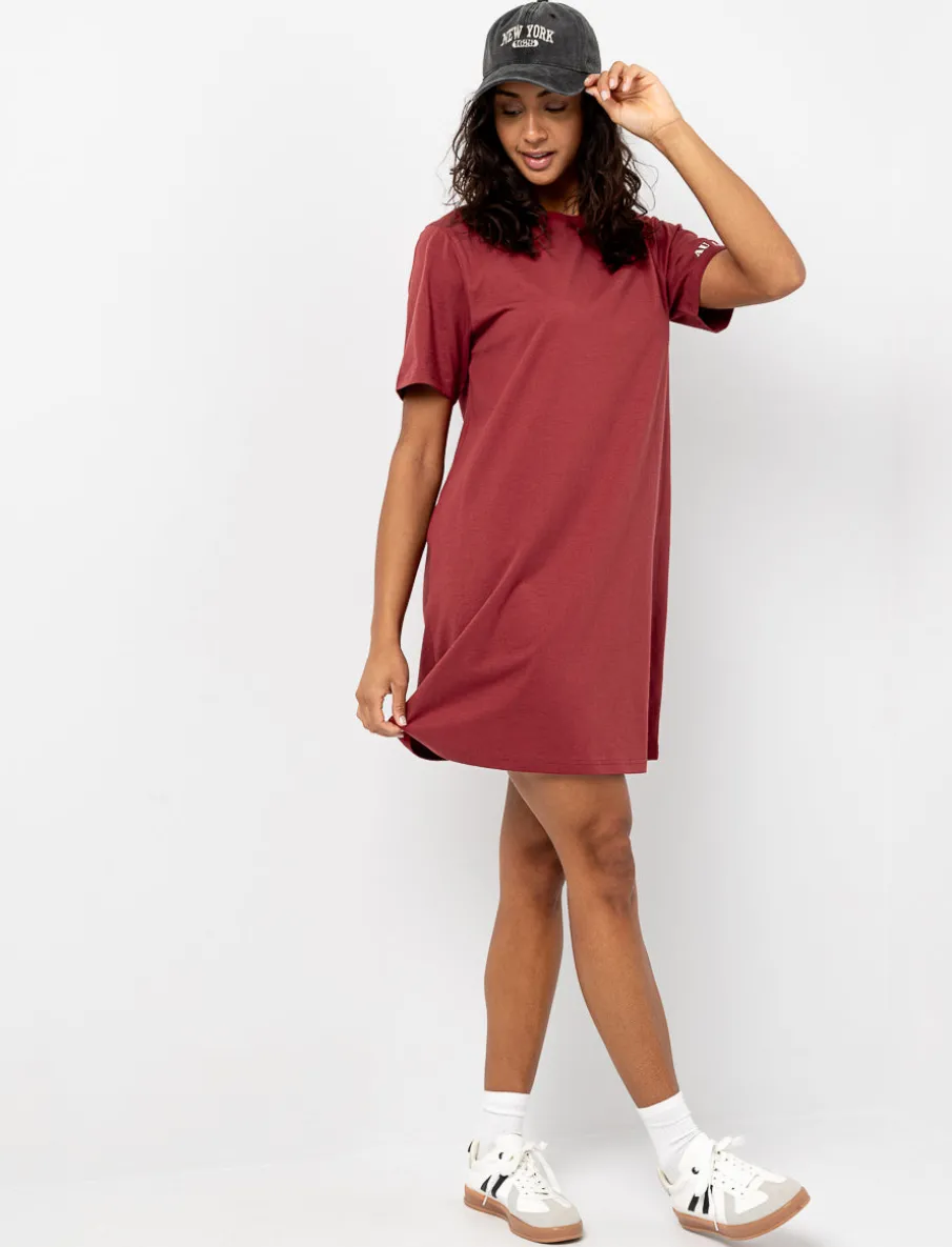 Printed Sleeve T-shirt Dress