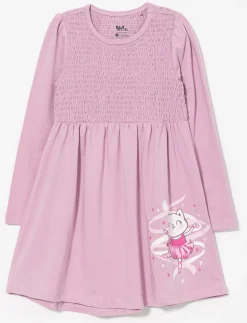 Printed Smocked Dress