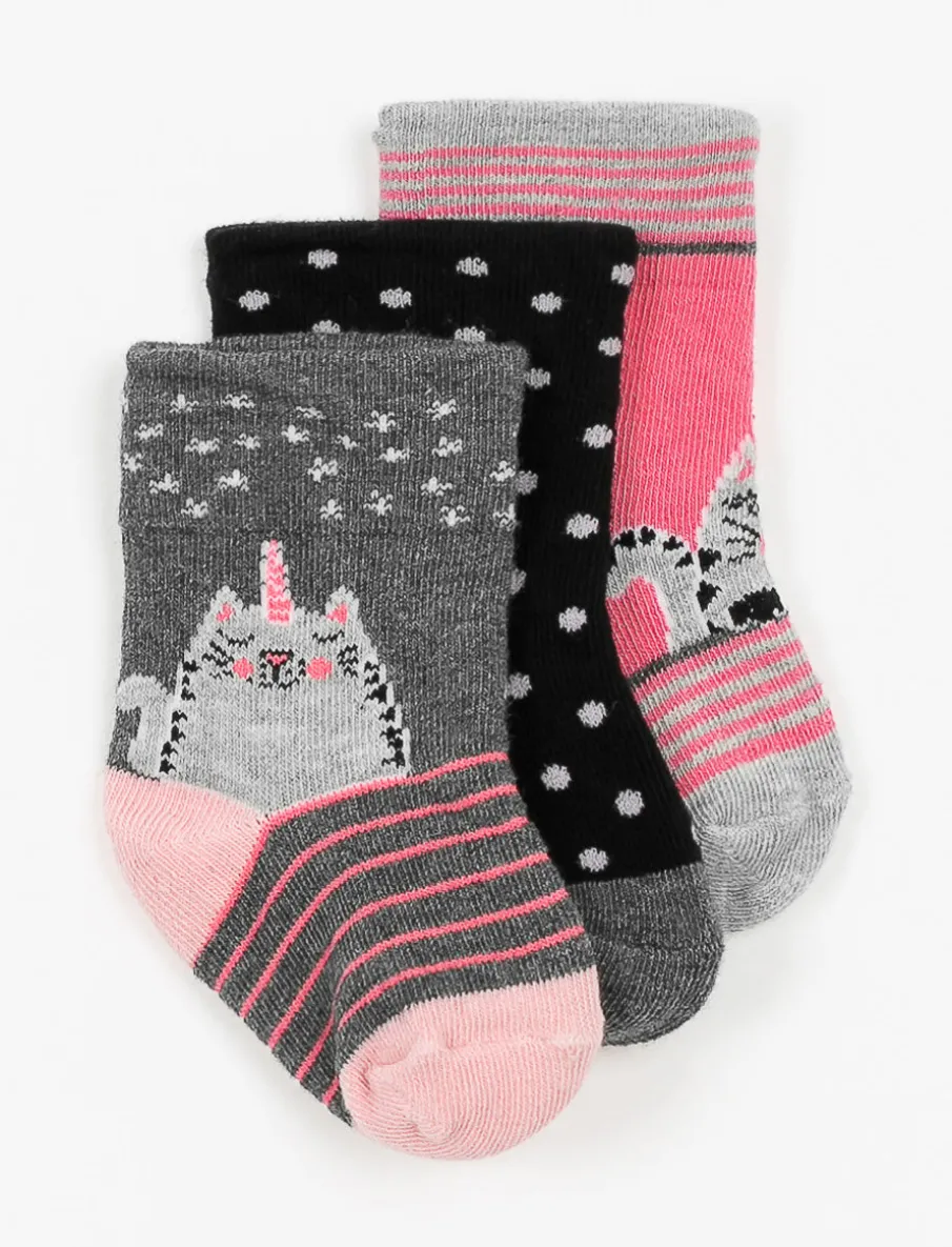 Printed Socks - 3-pack