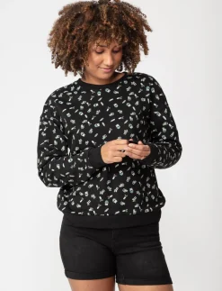 Printed Sweater