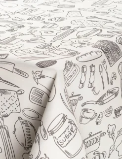Printed Tablecloth - 52 x 70 in