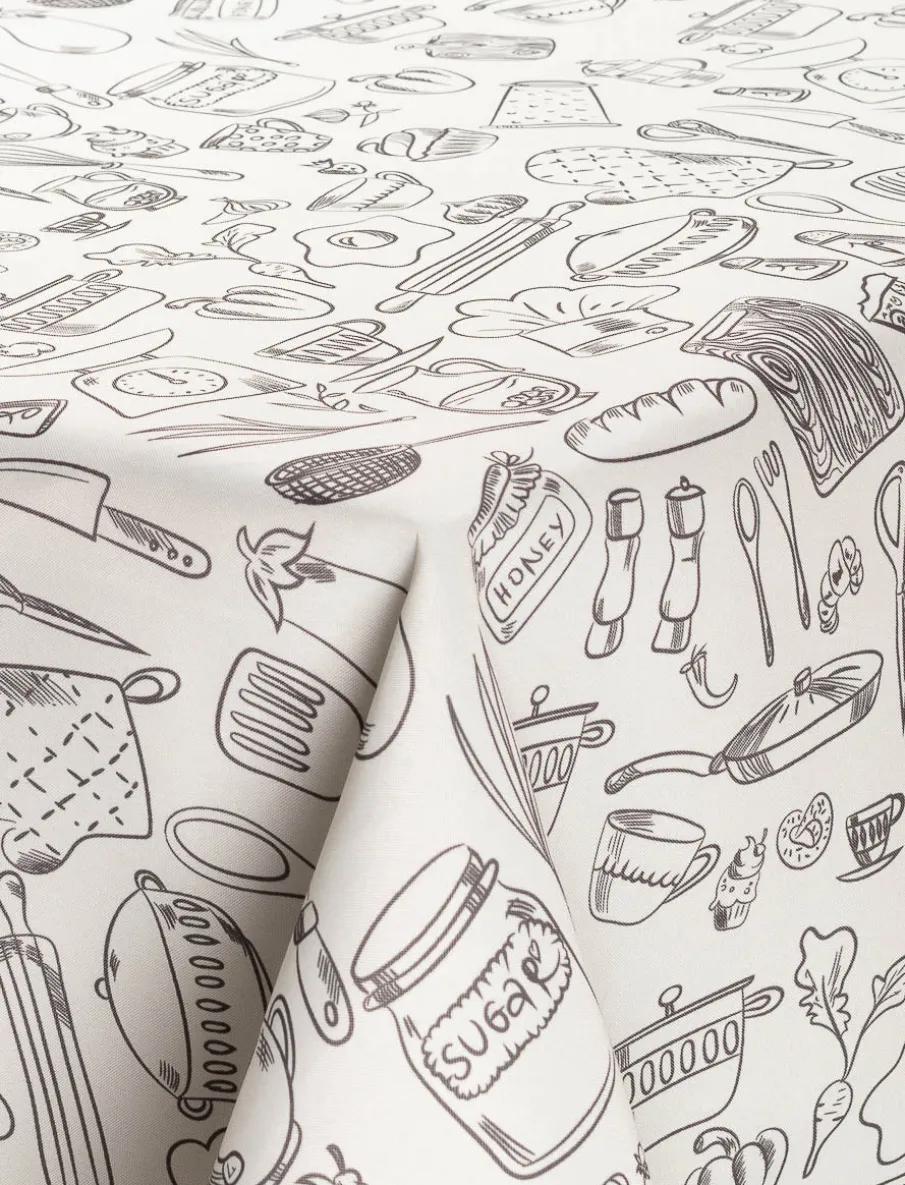 Printed Tablecloth - 52 x 70 in