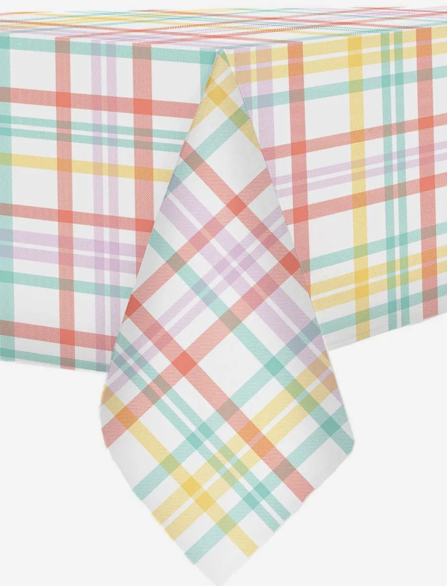 Printed Tablecloth in Textured Fabric
