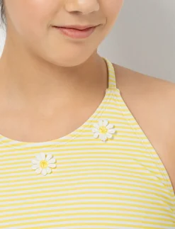Printed Tie-back 2-piece Swimsuit