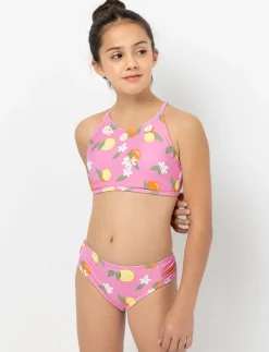 Printed Tie-back 2-piece Swimsuit