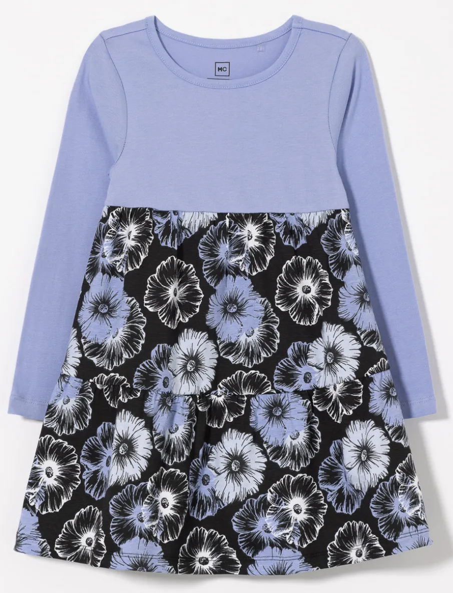 Printed Tiered Dress - Little Girl