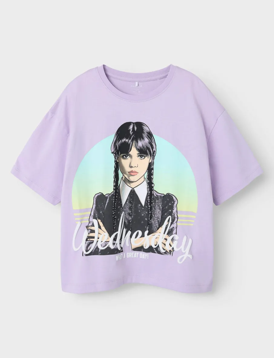 Printed T-shirt - Wednesday Addams
