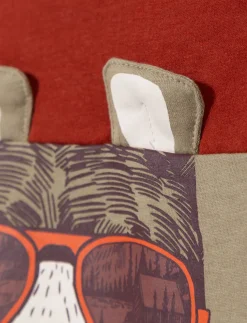 Printed T-shirt with 3D Detail - Little Boy