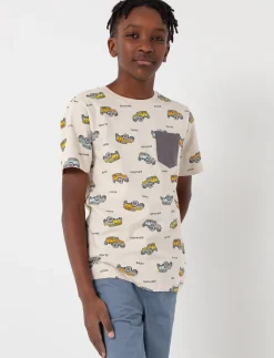 Printed T-shirt with Pocket