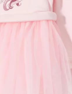 Printed Tulle Skirt Dress - Little Girl