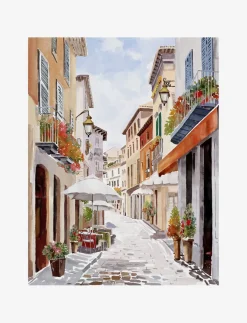 Printed Village Canvas
