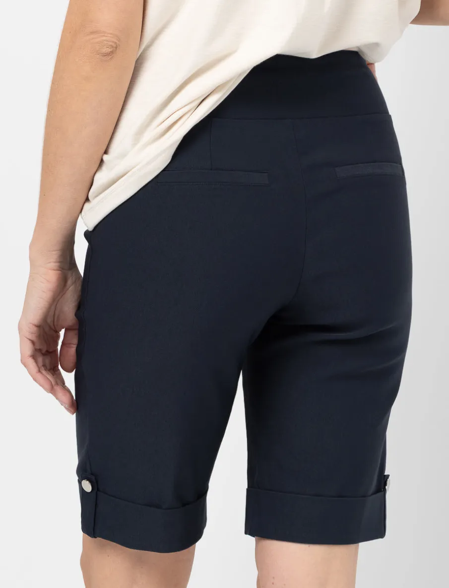 Pull-on Bermuda shorts
