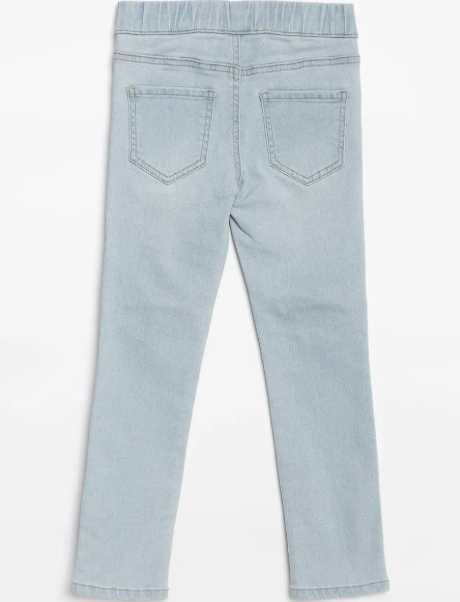 Pull-on Jean with Embroideries