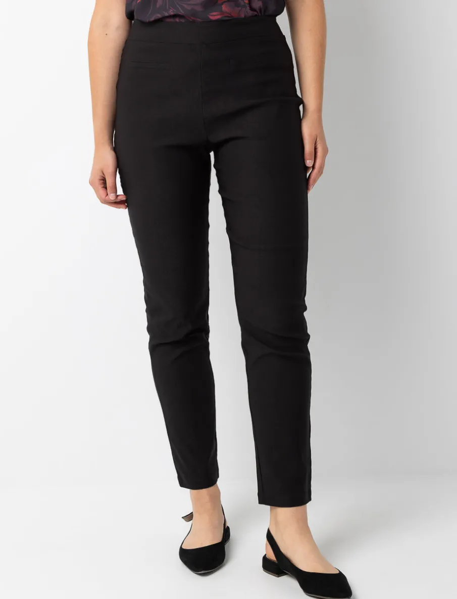 Pull-on Slim-leg Pants
