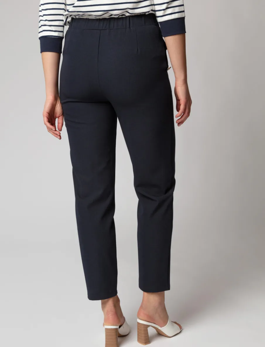 Pull-on Tapered-leg Pants