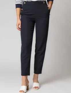 Pull-on Tapered-leg Pants