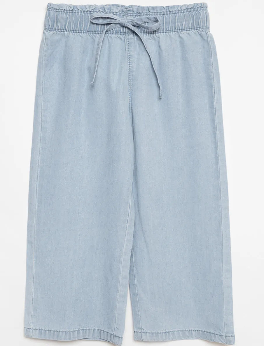 Pull-on Wide-leg Pants - Little Girl