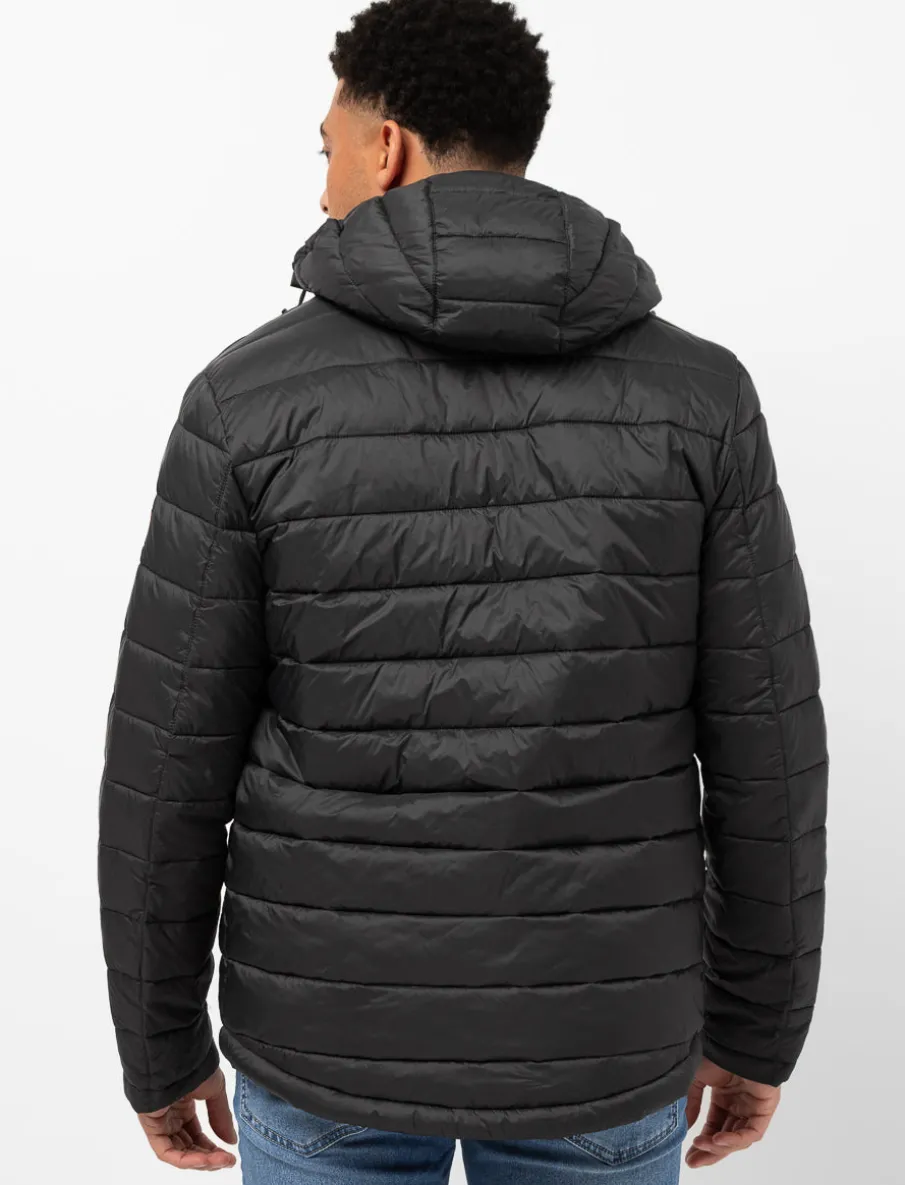 Quilted Sherpa-lined Jacket