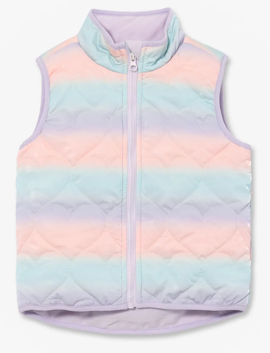 Quilted Sleeveless Jacket - Little Girls