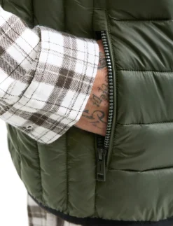 Quilted Sleeveless Vest