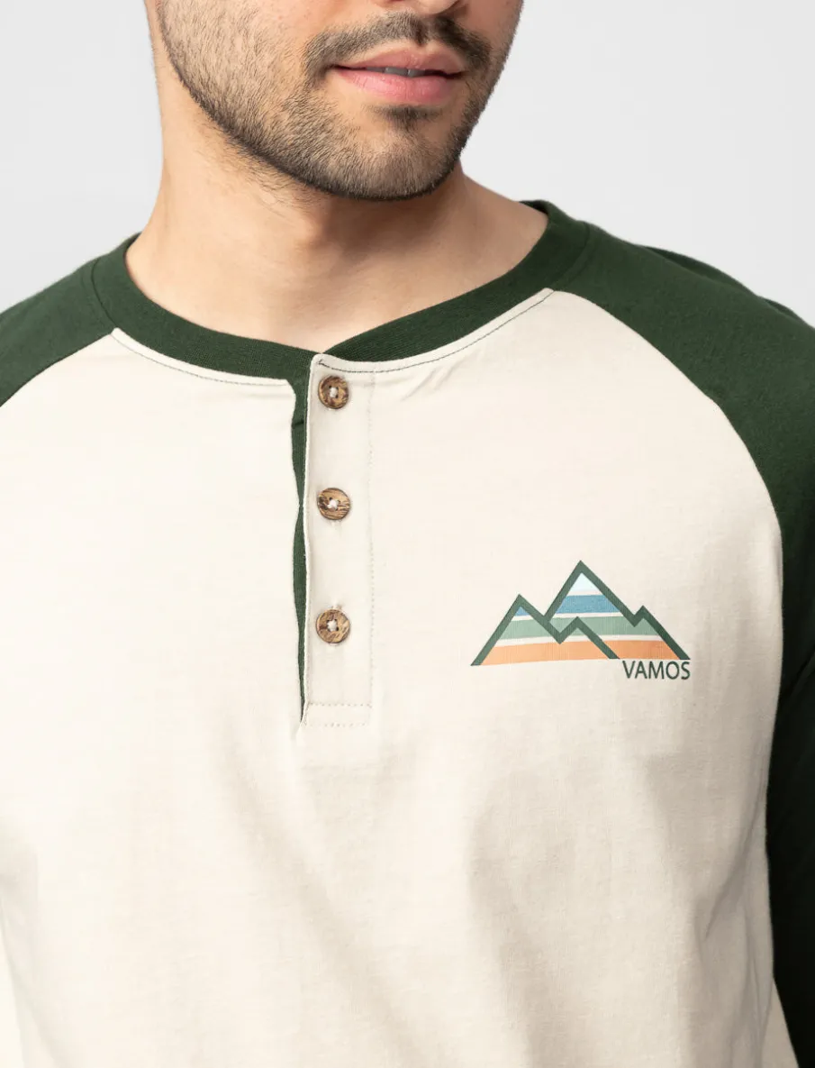 Raglan-sleeve T-shirt