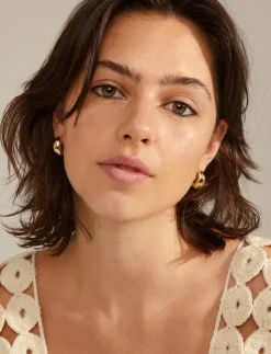 Recycled Chunky Hoop Earrings