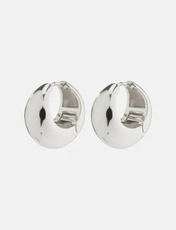 Recycled Chunky Hoop Earrings