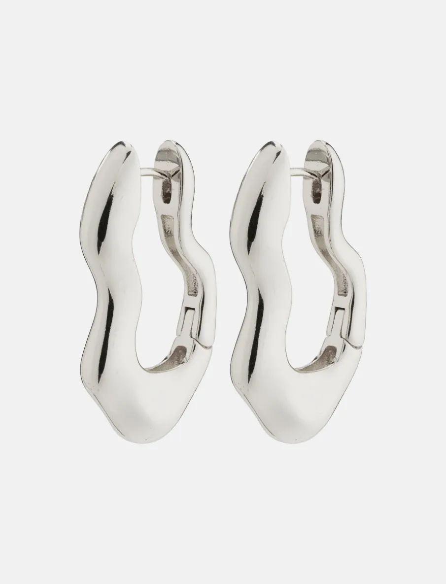 Recycled Wavy Earrings