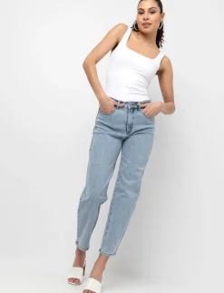 Regular Waist Jeans