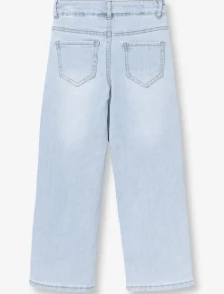 Regular Waist Wide-Leg Jeans - Little Girls