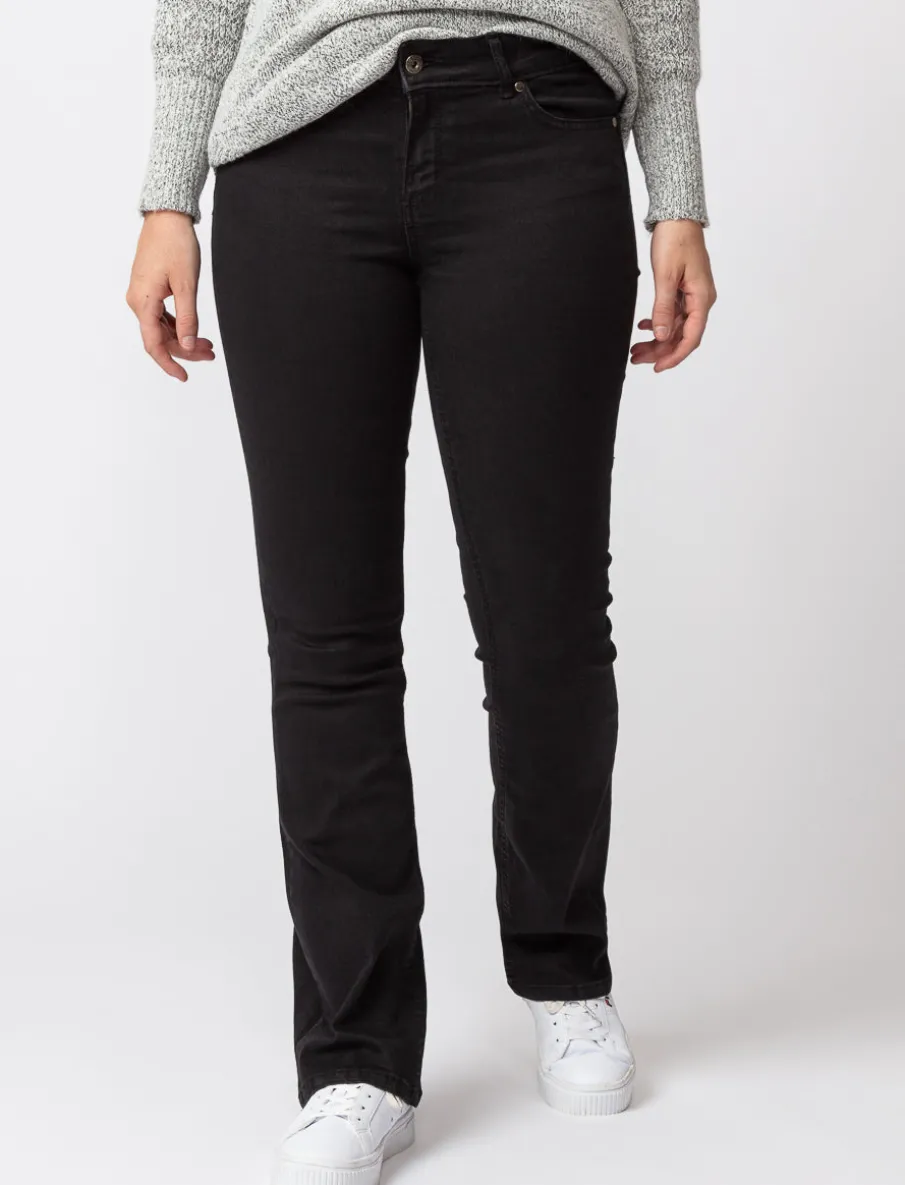 Regular-rise Bootcut Jeans