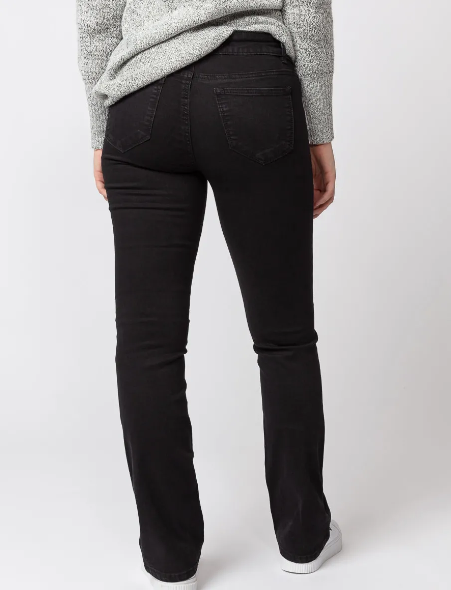 Regular-rise Bootcut Jeans