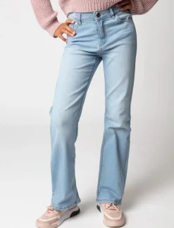 Regular-rise Bootcut Jeans