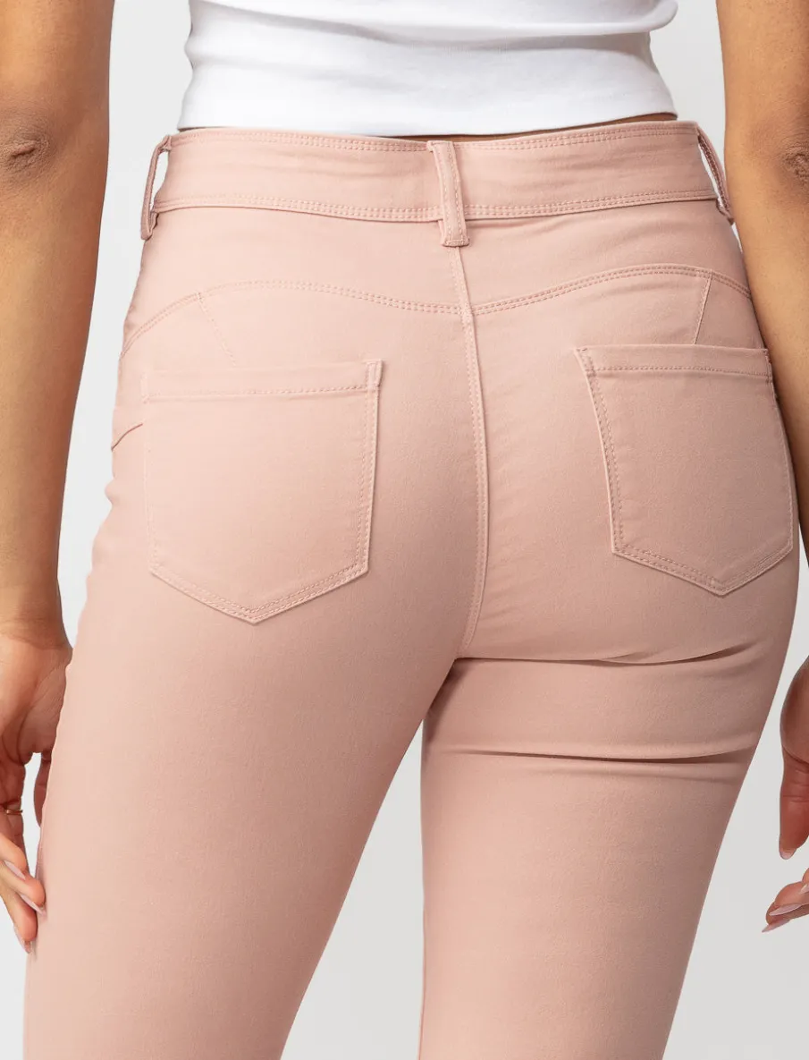 Regular-rise Denim Capris