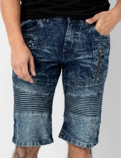 Regular-rise Denim Capris