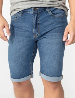 Regular-rise Denim Shorts