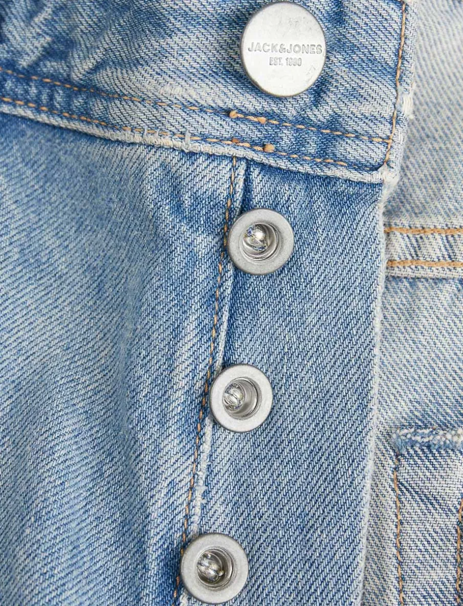 Regular-rise Jeans with Distressed Knee