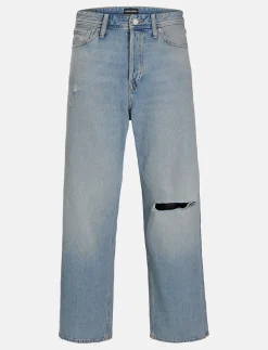 Regular-rise Jeans with Distressed Knee