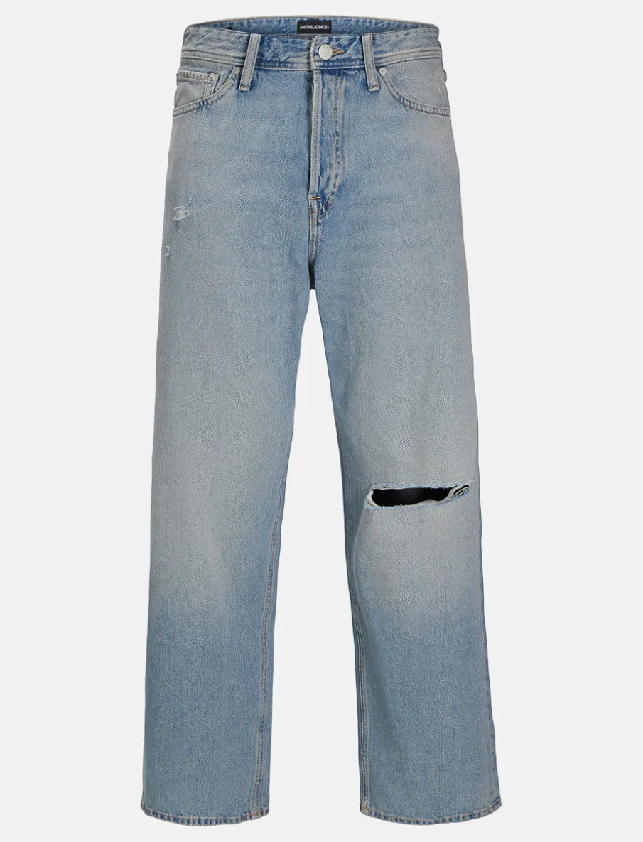 Regular-rise Jeans with Distressed Knee