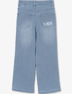 Regular-rise Jeans with Dinosaur Print