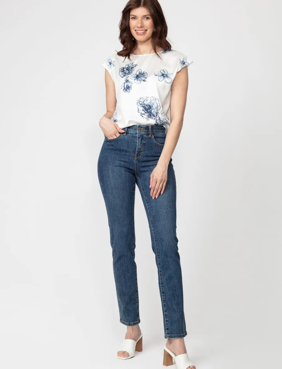 Regular-rise Straight-leg Jeans