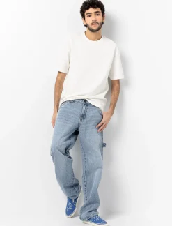 Regular-rise Wide-leg Jeans